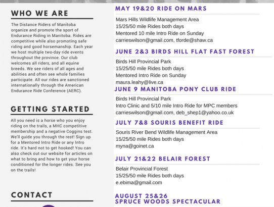 2018 DRM Ride Brochure
